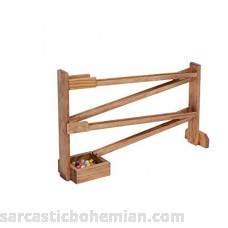 Amish-Made Handcrafted Wooden Marble Run Harvest Finish B016LGPR1I